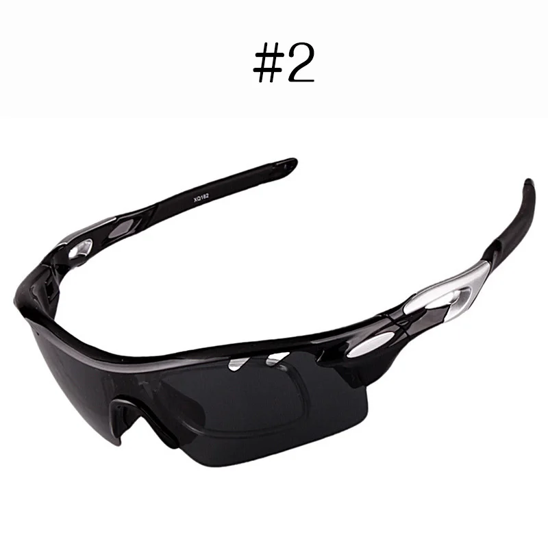 Спортивные очки с 5 линзами, поляризационные солнцезащитные очки для велоспорта, UV400, мужские, женские, для улицы, для горного велосипеда, велосипедные очки, для рыбалки, для гольфа, крутые очки - Цвет: Color 2