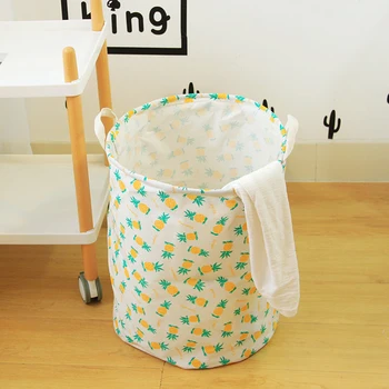 

Pineapple Storage Baskets Foldable Dirty Clothes Laundry Basket Storage Case Baby Clothing Kids Toys Organizer