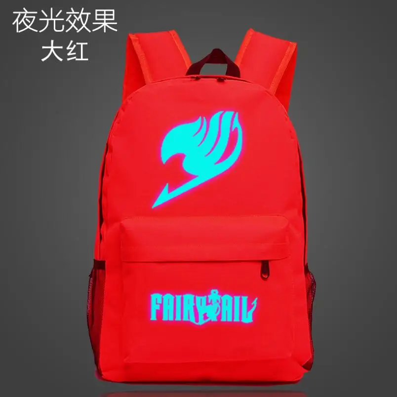 Светящийся женский рюкзак с принтом сказочного хвоста, школьная сумка в стиле аниме, галактика, рюкзак для девочки-подростка, мультяшный рюкзак для путешествий, нейлоновый рюкзак для путешествий, Mochila