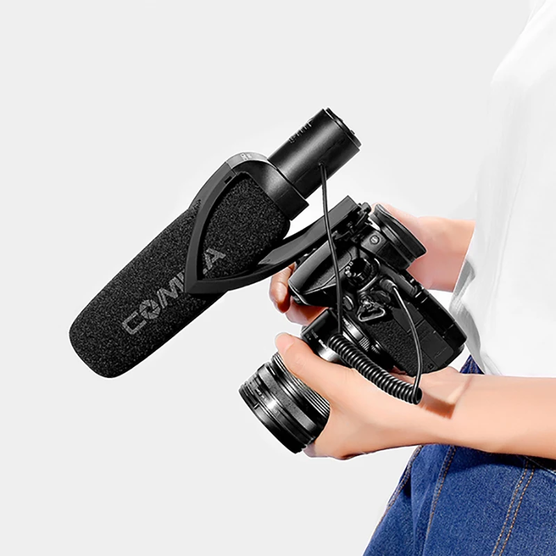 Hypercardioid конденсаторный микрофон Comica CVM V30 PRO для интервью записи видео DSLR камеры с