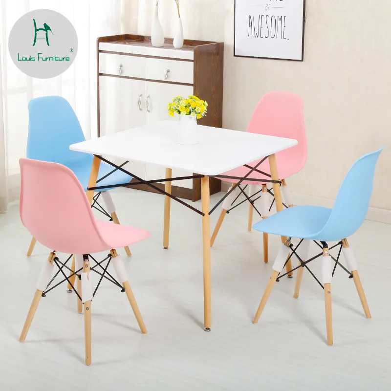 

Louis Fashion Living Room Chairs Nordic Wind Home Fast Food Milk Tea Shop Small Apartment Leisure Simple Negotiation Modern