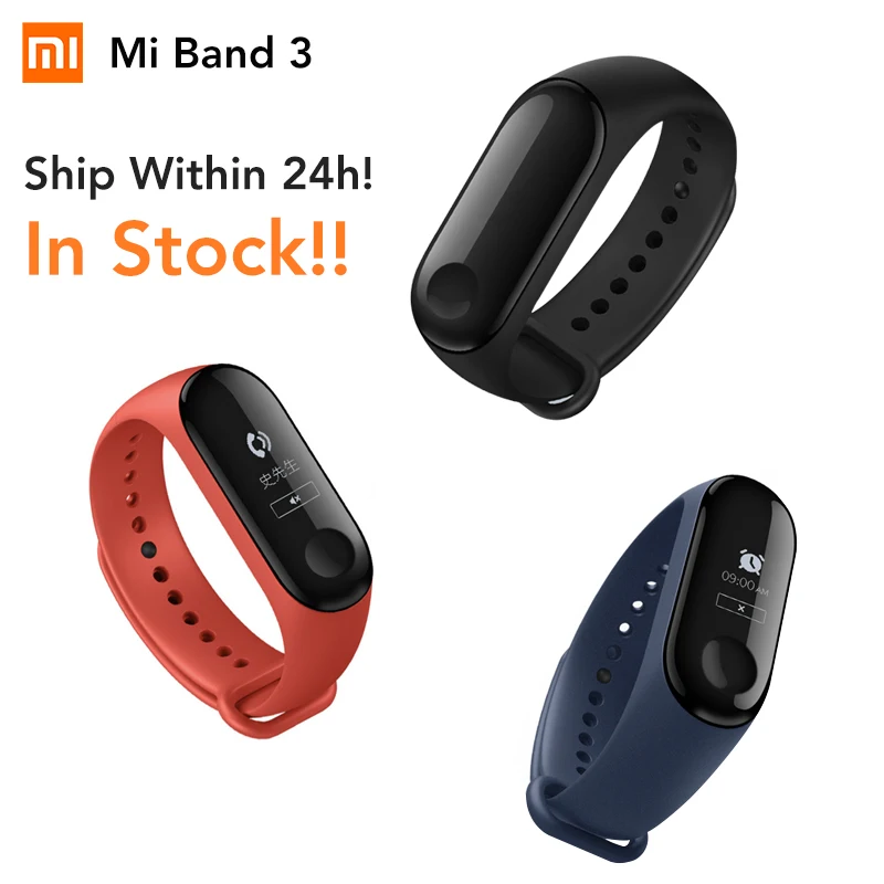 Оригинальный Xiaomi mi браслет 3 Bluetooth 4 2 Xao Xio умный спортивный OLED band Smartband Xaio