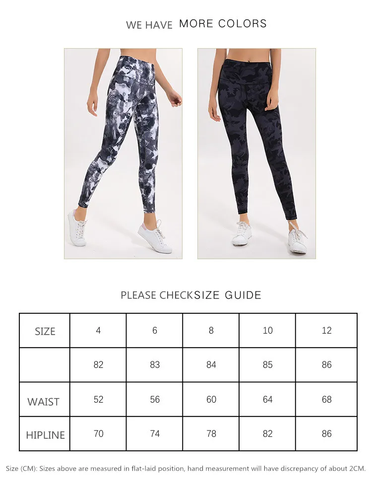 printed sports pants size chart e