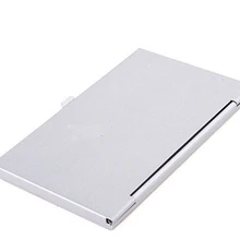 Peerless, 9,3x5,7x0,7 см, чехол для визиток, кредитных карт, металлический тонкий футляр, держатель для карт, Алюминиевый карман