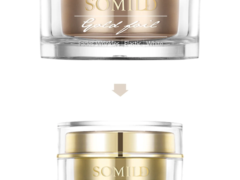 SOMILD Snail Cream 24k Gold Сыворотка для лица с гиалуроновой кислотой антивозрастной Набор Крем против старения увлажняющий уход за кожей корейская косметика