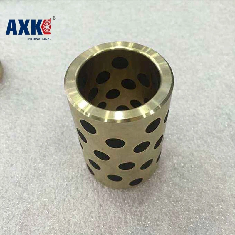 

2018 Real Rodamientos Jdb2520 Inlaid Solid Self-lubricating Oil-bearing Graphite / Oil-liner Copper Sleeve Bearings 25*33*20mm