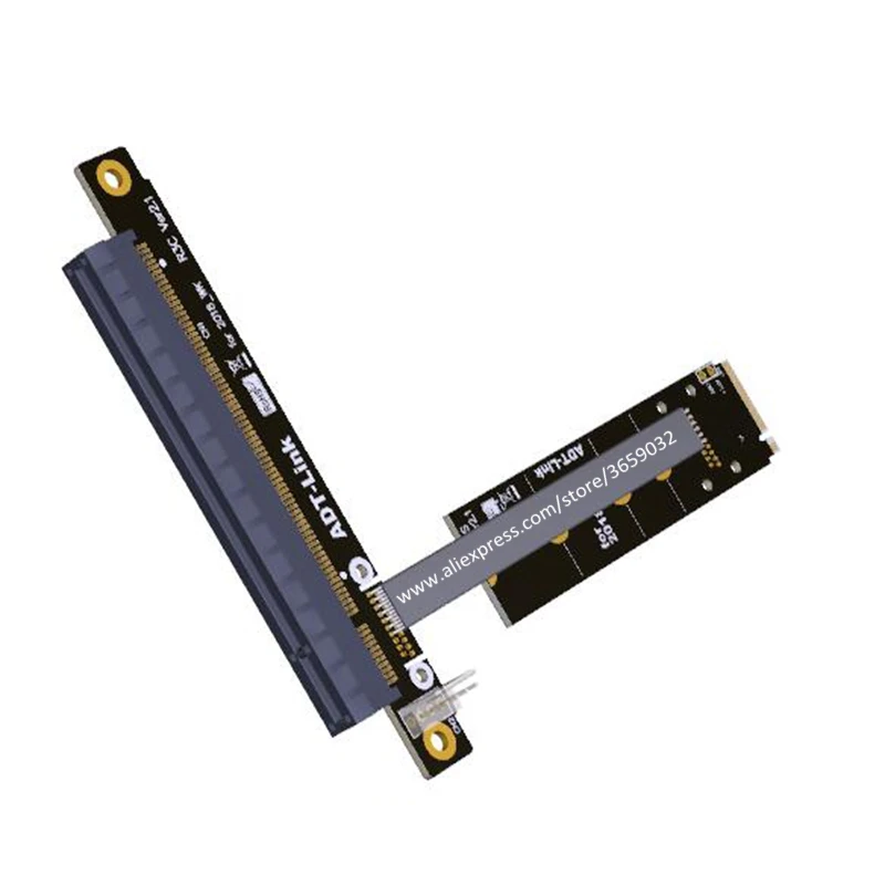 M.2 NVMe к PCIe 16x Riser X11050ti 1060ti 1080ti RX580 графическая карта удлинитель M2 x16 PCI e для NVIDIA AMD A N