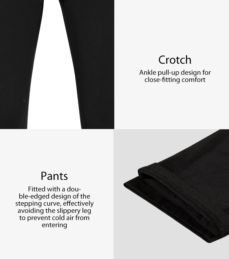Original xiaomi mijia COTTONSMITH women's men's far infrared heat thin section set autumn pants black (12)