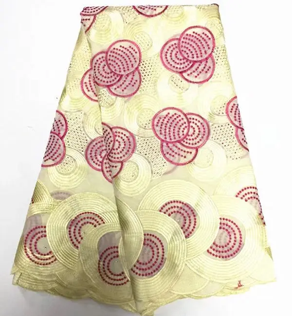 JS317-4! бесплатная доставка Хлопок Африки Швейцарский Шнурок маркизета Ткани