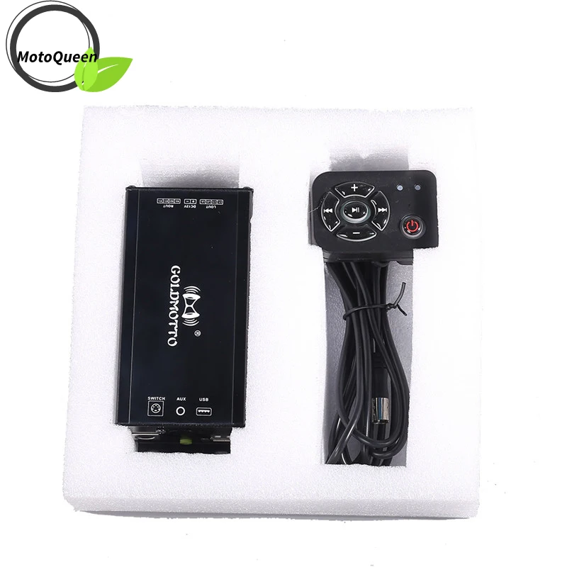 Усилитель звука высокой мощности для мотоцикла 12 В колонки mp3 плеер Bluetooth ATV UTV