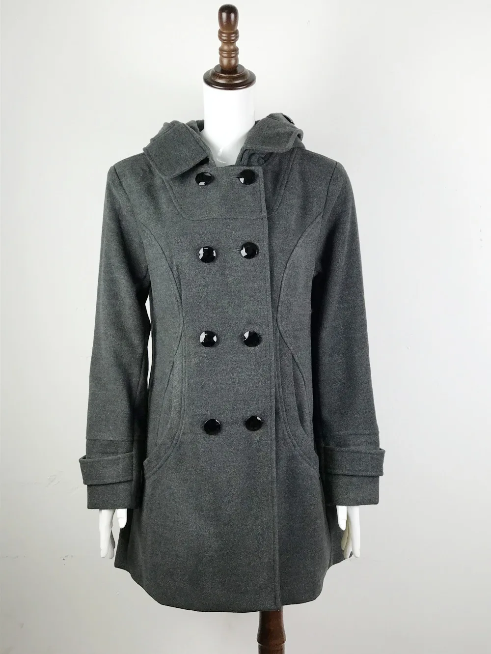 Зимняя куртка Женское пальто Casaco Feminino Sobretudo Femininos De Inverno черный шерстяной Тренч Женская Куртка теплое пальто