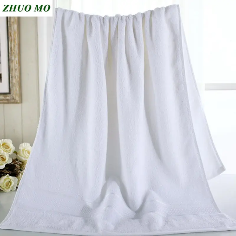 ZHUO MO 2pcs 850g luxury Egyptian Cotton bath Towel bathroom Super absorbent face towels for adults family Hotel Terry towels