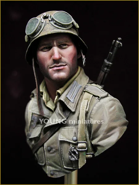 

1/10 resin bust character World War II postal infantry package gk hand white model military theme X39