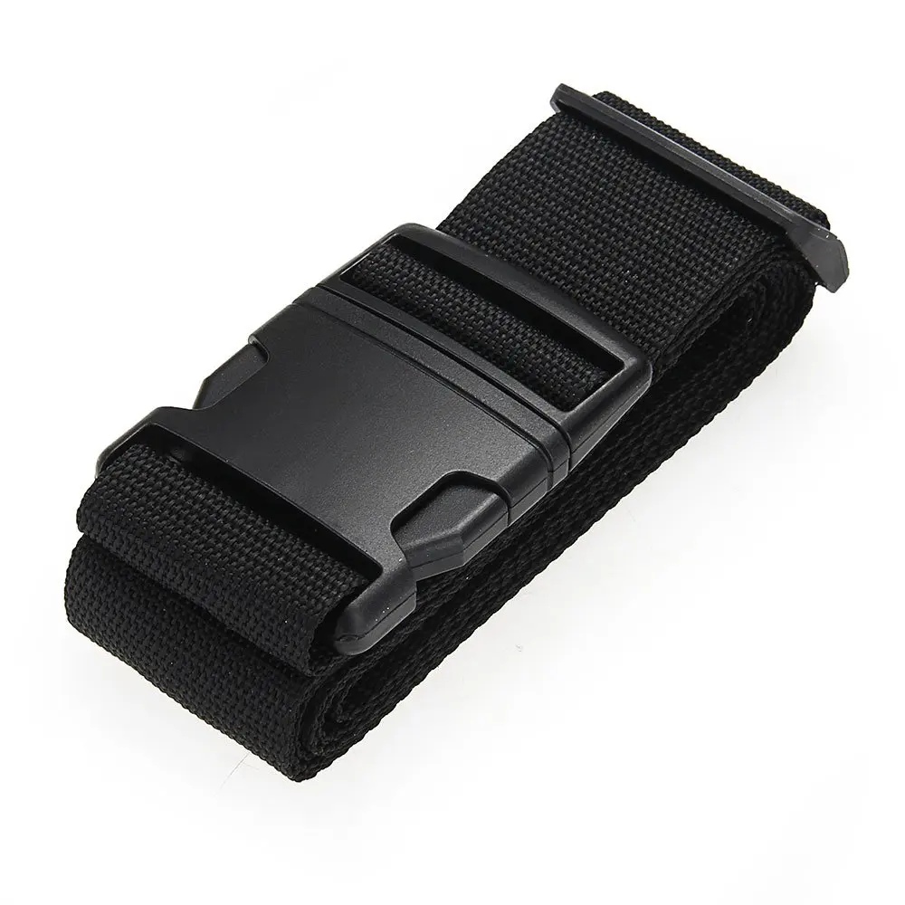 Luggage Belt Strap Belt Cord Rope Black For Suitcase Travel Luggage