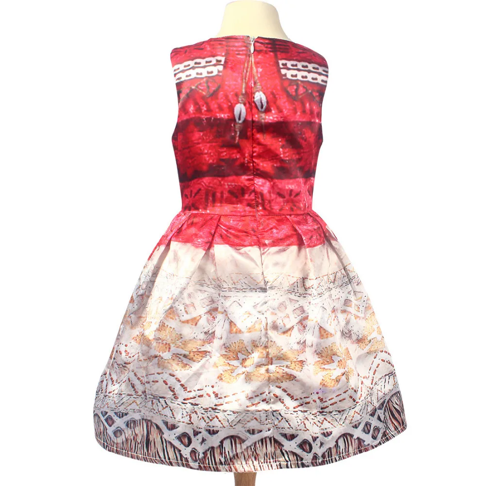

Girls moana costume moana cosplay costume Summer girls sleeveless moana dress