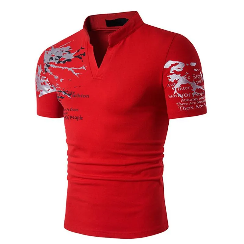 

High Quality Men Polo Brand Summer New Men Polos Short Sleeve Fashion Printing Jerseys Casual Business Work Polo Shirt Men Tops