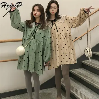

HziriP New Elegant Summer Lace Simple Fresh Maternity Polka Dots Female Casual Peter Pan Collar Fresh Pregnancy Dress 2 Colors