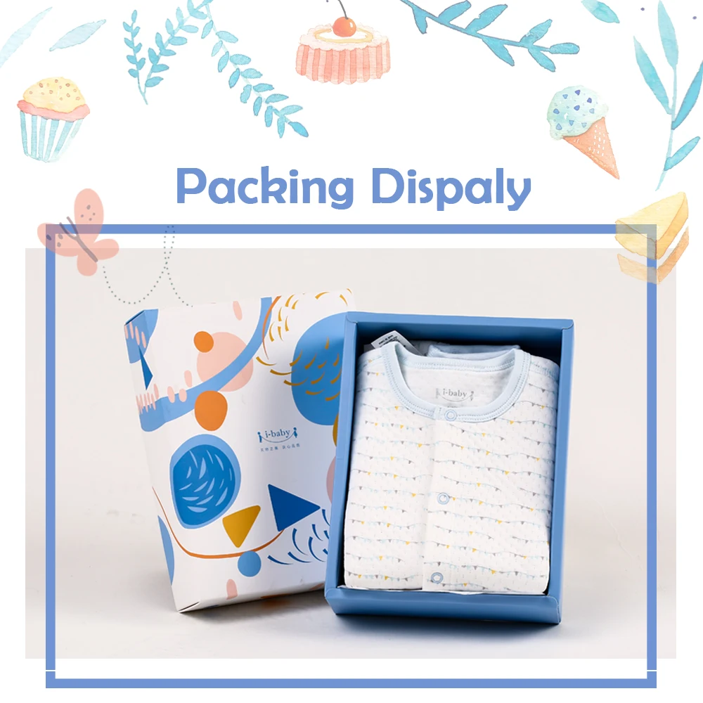 I baby Premium Matelasse PIMA Детская Хлопковая одежда комплект кашемировый хлопковый