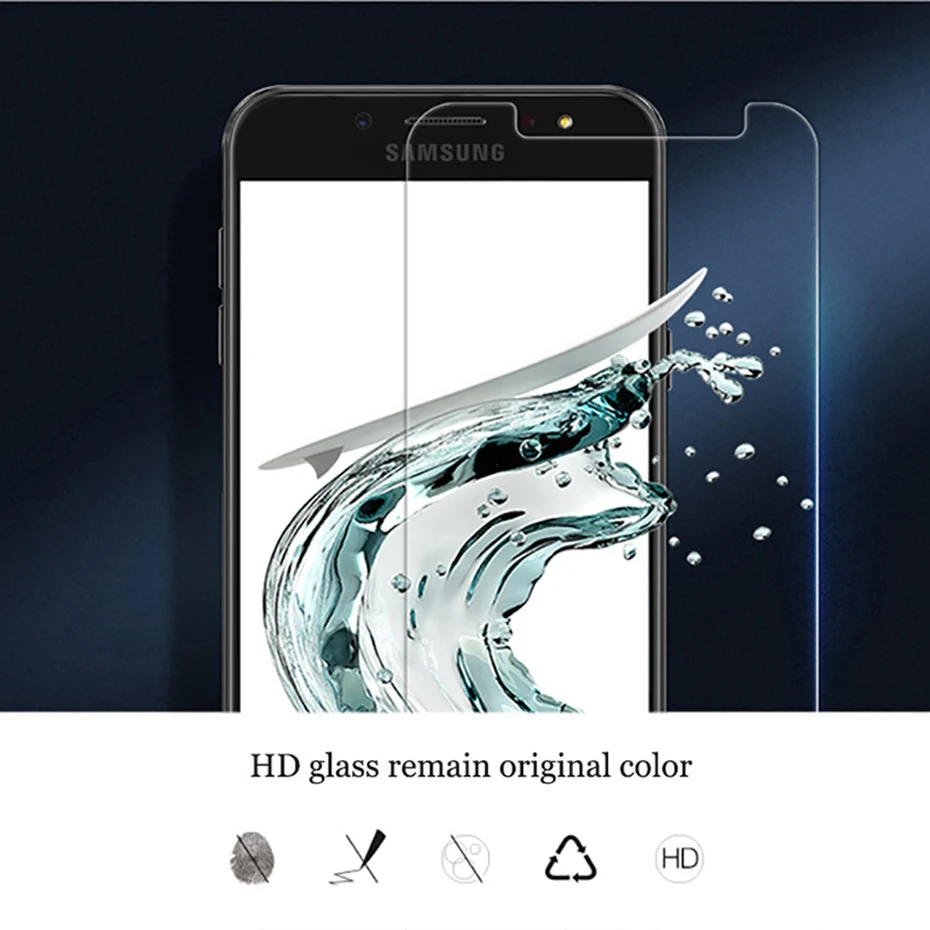 COQUEN For Samsung A5 2017 A7 Glass Screen Protector Full Cover Tempered Glass For Samsung Galaxy A6 A8 Plus 2018 2017 A3 2016 (3)