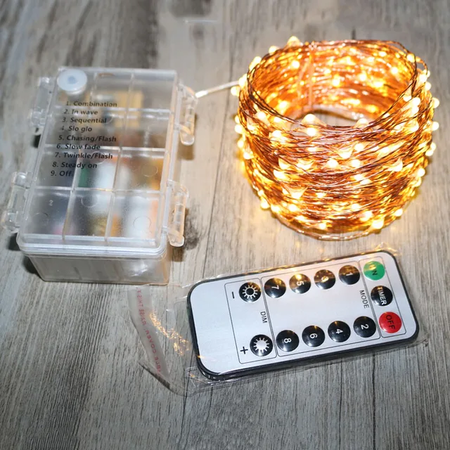 Buy 20M Waterproof 6AA battery Fairy Lights Flash