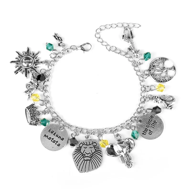 Dongsheng Мода Король Лев музыкальной коллекции ручной работы браслет звенья цепи ювелирных изделий-25