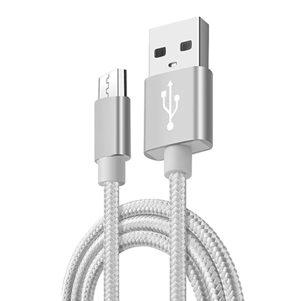 ACCEZZ Micro USB кабель для быстрой зарядки Microusb зарядный провод для samsung Xiaomi HuaWei LG Синхронизация данных Android телефон зарядный кабель - Цвет: Silver