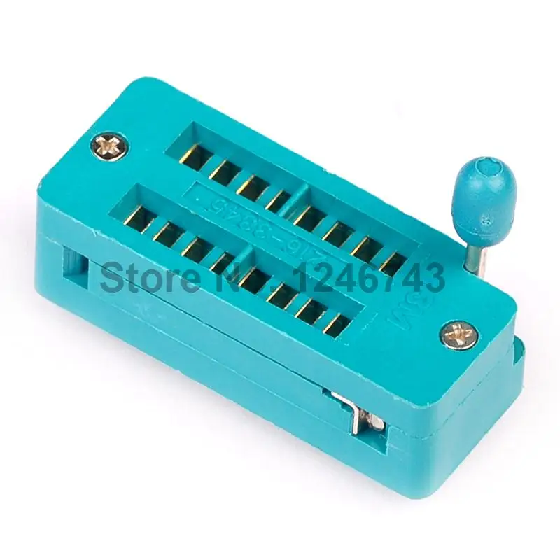 

1PCS/Lot 16 Pin Universal ZIF DIP Tester IC Test Socket Narrow