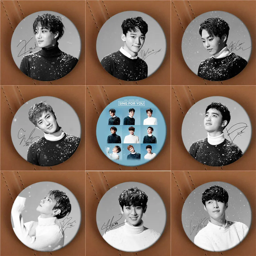 Youpop Kpop Exo Exo K Exo M Sing For You Album Brooch K Pop Pin Badge Accessories For Clothes 