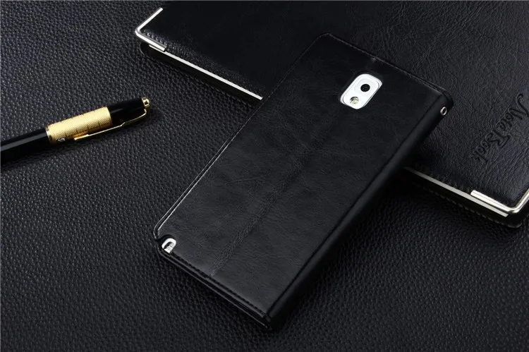 Роскошный кошелек с подставкой кожаный чехол для Samsung Galaxy Note 3 N9000 флип Стиль чехол телефона с держателей карт прямая поставка