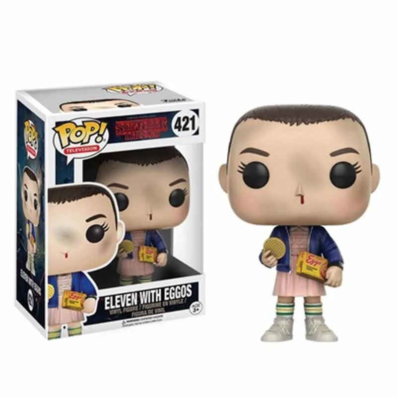 Funko pop Stranger Things Eleven Demogorgon Hopper Jonathan Nancy Brenner Joyce Фигурки Коллекционная модель игрушки с коробкой