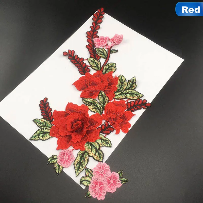DIY Sewing Supplies Lace Fabric Motif 4 Colors Clothes Decorated Large