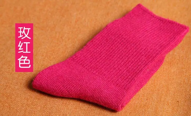Зимние носки для малышей однотонные шерстяные теплые носки для детей от 1 до 5 лет, 6 цветов, 20 шт. = 10 пар - Цвет: 12cm
