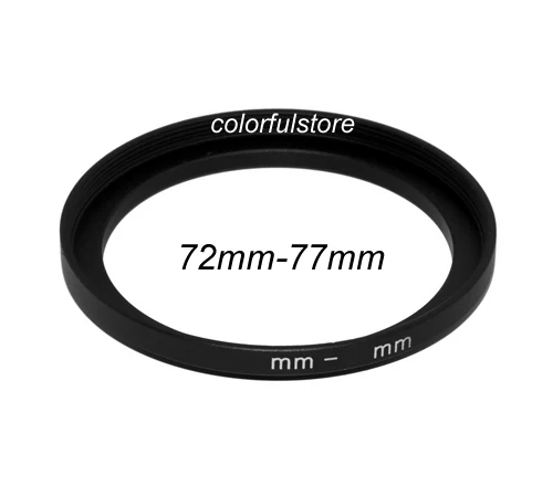 

Free Shipping! 72mm to 77mm 72 77 Metal Step-Up Step Up Ring Camera Lenses Lens Hood Holder Filter Filters Stepping Adapter S005