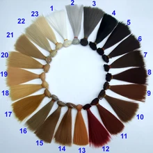 Высокая температура 15 см кукла парик волосы для 1/3 1/4 1/6 BJD DIY handmada кукла деревья