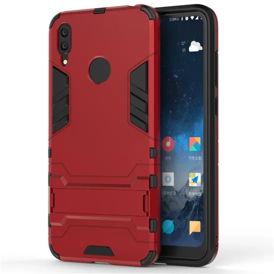 Чехол подставка для Huawei Y7 Y6 pro 2019 2018 nova 3 4 2s 3i GR5 2017 P smart Твердый чехол на Honor 6c 6A Siilicone