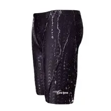 Акула кожи Мужчин Купальники больших размеров плавки мужские для купания Спортивные Купальник Купальный костюм Конкурс плавание мужской водонепроницаемый колготки Черный синий