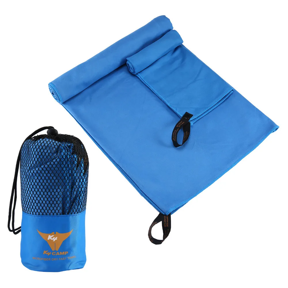 Kaufen 2 STÜCKE reiseveranstalter schnell trocken microfaser reisehandtuch weiche haut Super saugfähigen Perfekte badetuch für fitnessraum swimming yoga