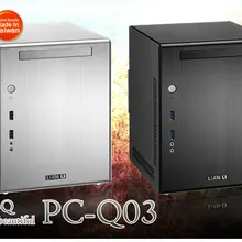 Pc-q03 Алюминиевый мини itx чехол для компьютера usb3.0