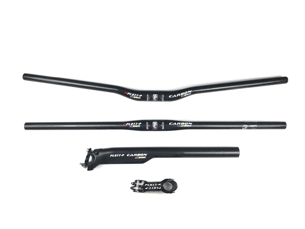 Новый PLATT-P WSS MTB руль для шоссейного велосипеда велосипед подъемный плоский +