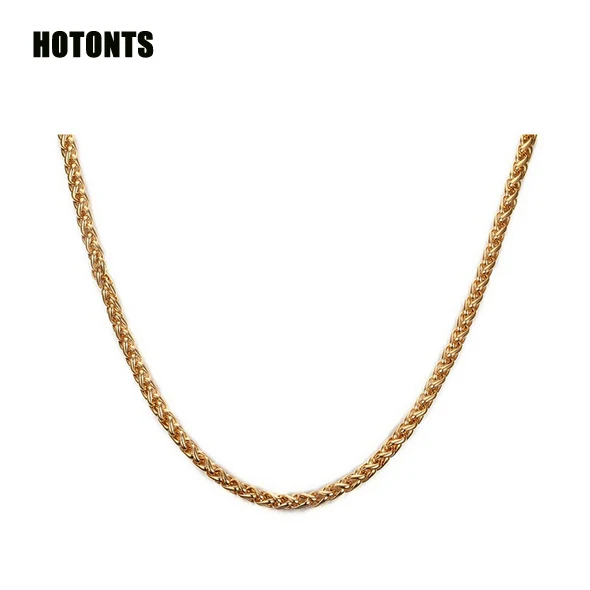 NC 153 4mm Stainless Steel Necklace Men Long Punk Statement Swag Basket