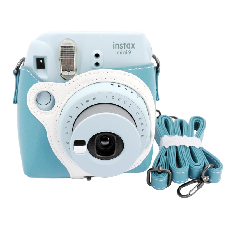 Fujifilm Instax Mini 9 фото мгновенная камера ледяной синий + ПУ кожаный защитный чехол