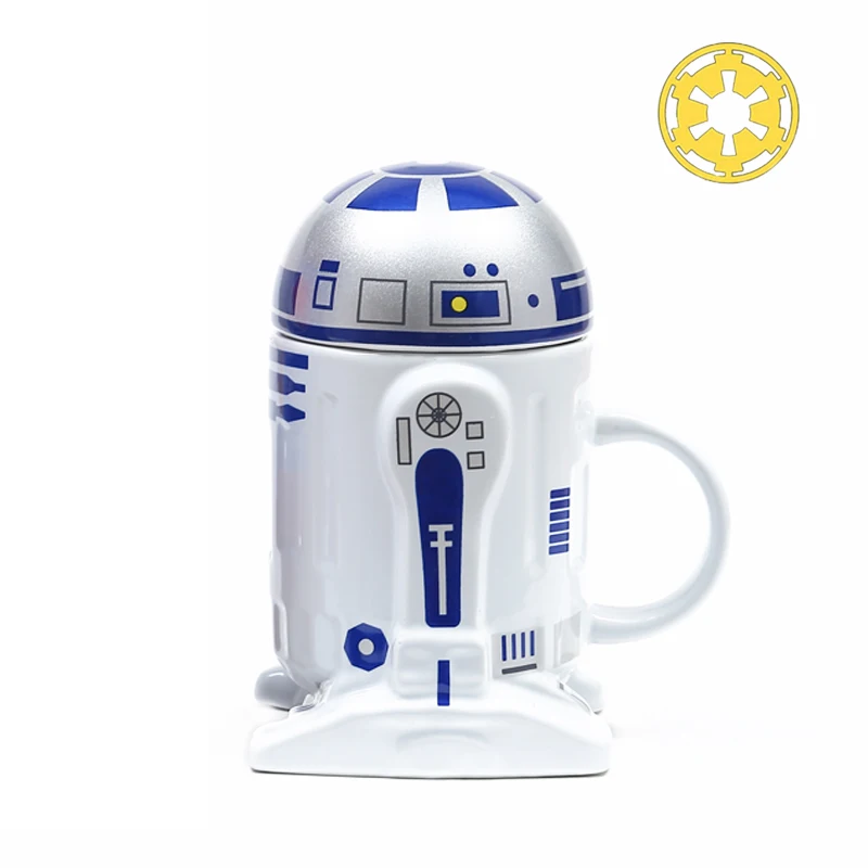 

Star war coffee mugs R2D2 cups and mugs with cover creative drinkware