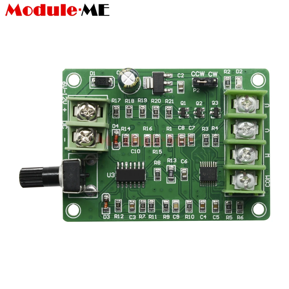 

New 5V-12V DC Brushless Driver Board Controller for Hard Drive Motor 3/4 Wire Potentiometer Switch