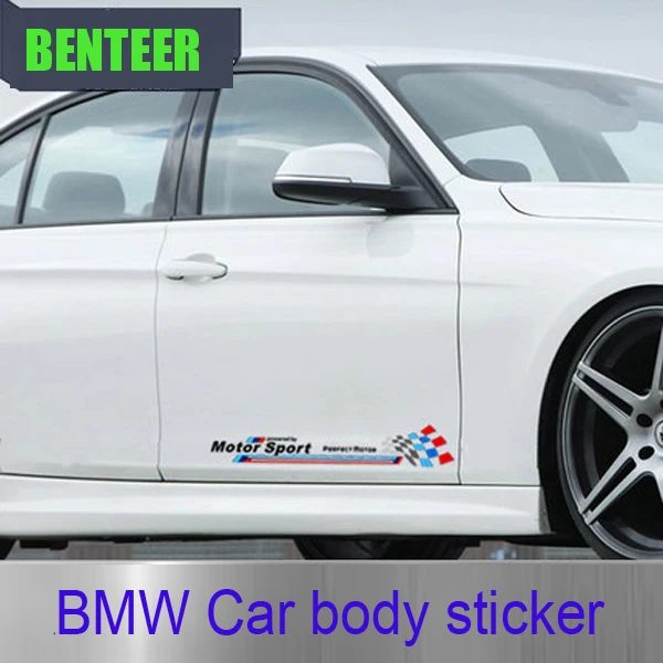 2 шт. автомобильные наклейки эмблемы для bmw F10 F20 F30 1 3 5 GT series X1 X3 X4 X5 X6|car door stickers|car body