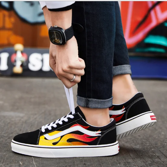 

KQA 2019 shipping men's and women's flat shoes with low laces free shipping