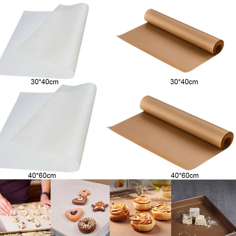1pc Non-stick Silicone Baking Mat Reusable High Temperature Resistant Sheet Pastry Baking Oilpaper Pad Outdoor Bbq