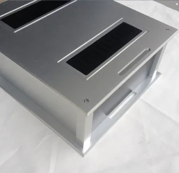 

C-028 CNC All Aluminum Chassis Case Box Cabinet for DIY Audio Power Amplifier 350mm*132mm* 300mm 350*132* 300mm