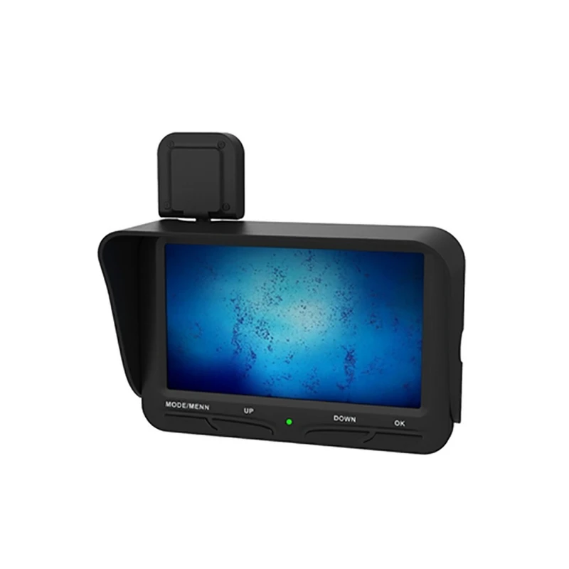 

720P Underwater Camera Video Fishing Finder Double 140 Degree Wide Angle Lens with Night Vision Light + 4. 3inch TFT LCD Monitor