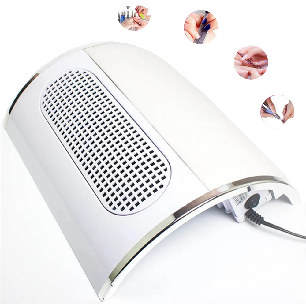 

Jewhiteny Nail Dust Suction Collector Vacuum Cleaner With Strong 3 Fans Manicure Salon Tools Nail Art Equipment