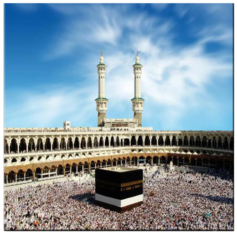 diamond embroidery full rhinestone Islam Muslim Wall Decoration diamond painting cross stitch kits Mecca Mosque Pictures stone sticker